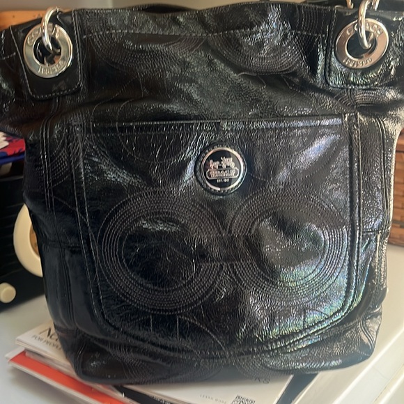 Coach Alex patent leather tote - Picture 4 of 16